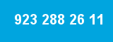 923 288 26 11